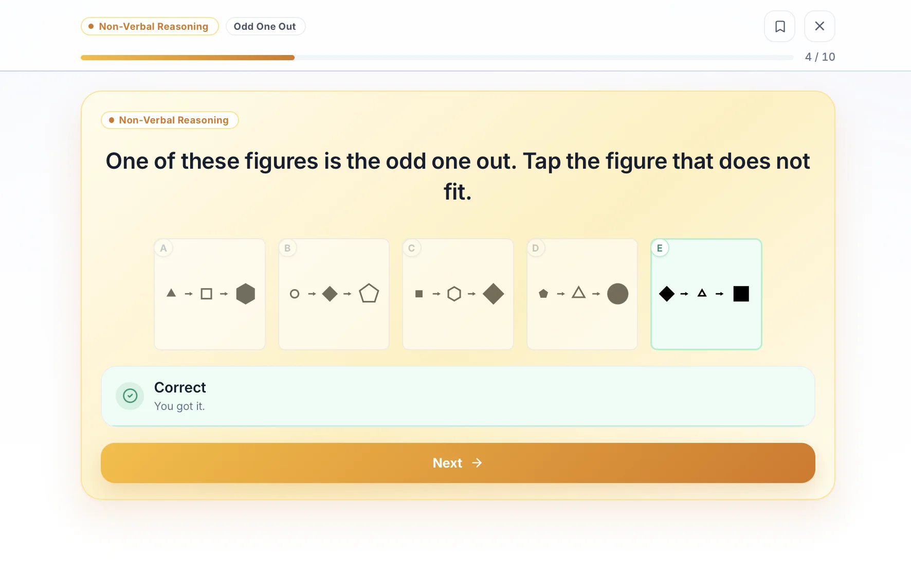 A focused single-subject session on web